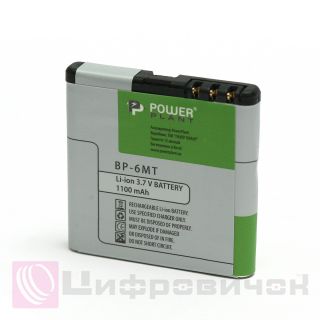 ���������� PowerPlant Nokia 6720, E5 (BP-6MT) 1100mAh