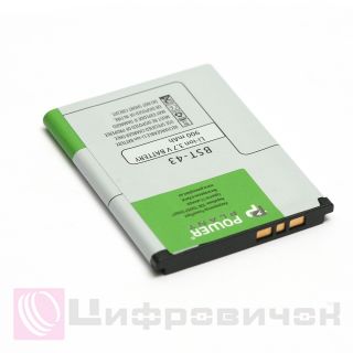 ���������� PowerPlant Sony Ericsson Elm, Xperia, YARi (BST-43) 900mAh