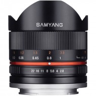 Samyang 8mm f/2.8 UMC Fisheye II APS-C Sony E-mount Black