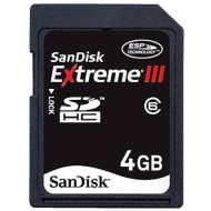 SanDisk 4 Gb SDHC Extreme III