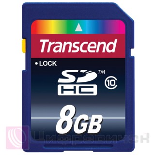 Transcend 8 Gb SDHC Class 10