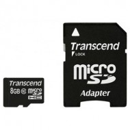 Transcend 8 Gb MicroSDHC Class 6 + SD adapter