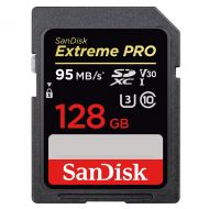 SanDisk 128GB SDXC V30 UHS-I U3 R95/W90MB/s 4K Extreme Pro