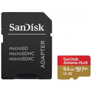 SanDisk 64 GB microSDXC UHS-I U3 Extreme A2 (SD Adapter)