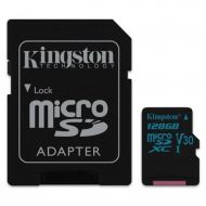 Kingston 128 GB microSDXC class 10 UHS-I U3 Canvas Go! (SD Adapter)