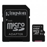 Kingston 64 GB microSDXC Class 10 UHS-I Canvas Select (SD Adapter)