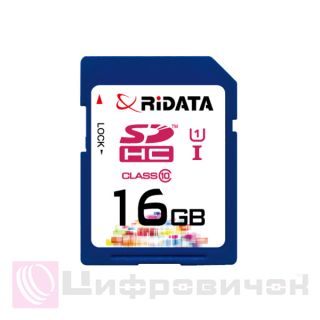 ����� ���'�� RiDATA SDHC 16GB Class 10 UHS-I