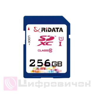 ����� ���'�� RiDATA SDXC 256GB Class 10 UHS-I
