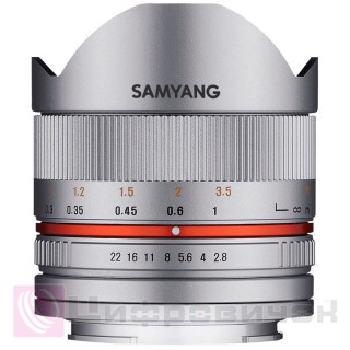 Samyang 8mm f/2.8 UMC Fisheye II APS-C Sony E-mount Silver