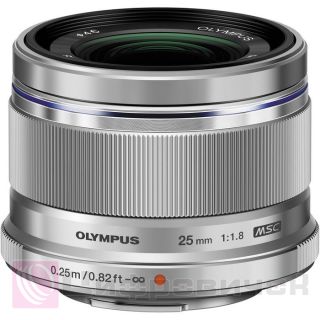Olympus M.Zuiko Digital 25mm f/1.8 Silver