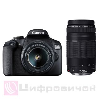Canon EOS 2000D Kit (18-55 + 75-300)