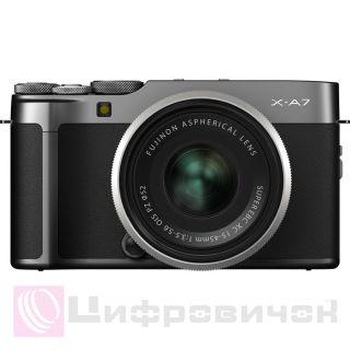 Fujifilm X-A7 Kit 15-45mm Dark Silver