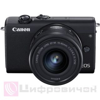 Canon EOS M200 Kit (15-45mm) IS STM Black