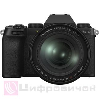 Fujifilm X-S10 Kit (16-80mm) Black