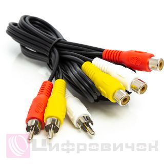 ���� ������ PowerPlant 3*RCA (M) - 3*RCA (F), 1 �