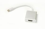 ������-���������� PowerPlant HDMI female - USB Type-C, 0.15�
