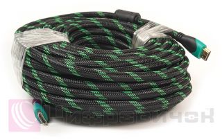 ³��� ������ PowerPlant HDMI - HDMI, 20�, ���������� ���������, 2.0V, Pouble ferrites, HighspeeP