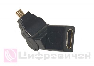 ���������� PowerPlant HDMI AF - micro HDMI AM, 360 �������