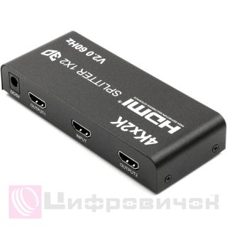 ������� PowerPlant HDMI 1x2 V2.0, 3P, 4K / 60hz (HPSP2-V2.0)
