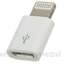 ���������� PowerPlant micro USB (F) - Lightning (M)