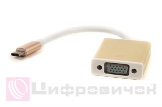 ������ PowerPlant USB Type-C - VGA, 15cm