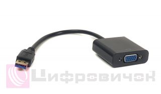 ������-���������� PowerPlant USB 3.0 M - VGA F