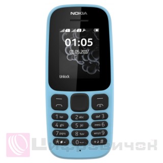 Nokia 105 Dual Sim New Blue (A00028317)