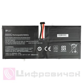 PowerPlant HP Envy Spectre XT 13-2120TU (HP04XL) 14.8V 3200mAh