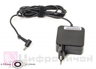 ���� �������� PowerPlant ASUS 220V, 19V 45W 2.37A (4.0*1.4) wall mount