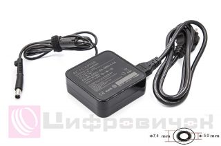 ���� �������� PowerPlant Dell 220V, 19.5V 90W 4.62A (7.4*5.0) wall mount