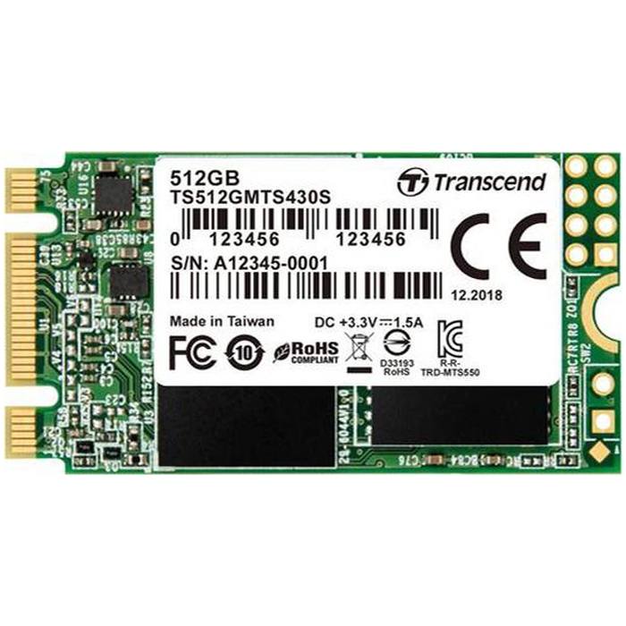 ����������� SSD M.2 2242 512GB Transcend (TS512GMTS430S)