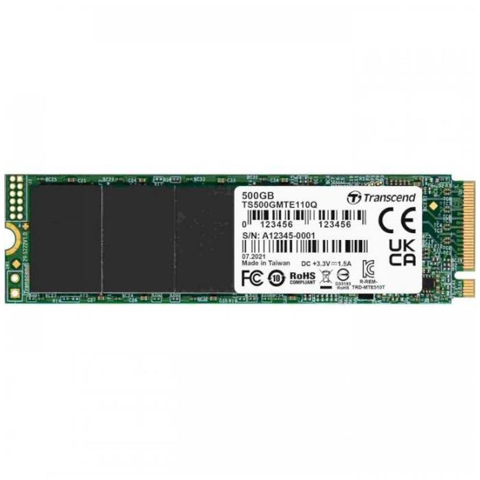 ����������� SSD M.2 2280 500GB Transcend (TS500GMTE110Q)