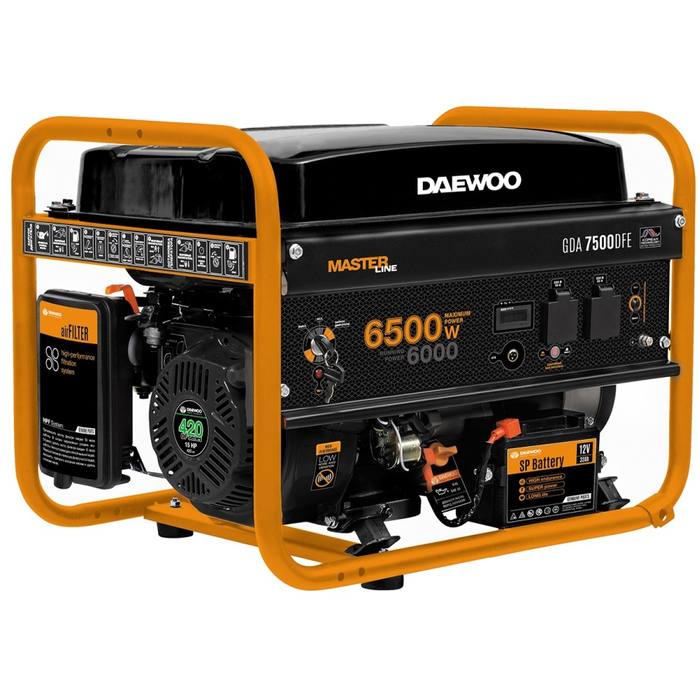 ��������� Daewoo GDA 7500DFE Gasoline+LPG 6,5kW (GDA7500DFE)