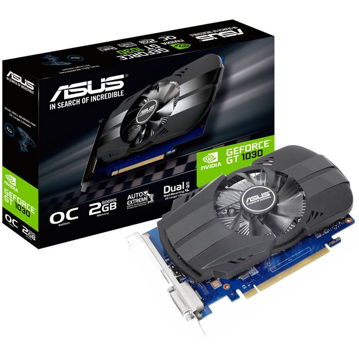 ³�������� ASUS GeForce GT1030 2048Mb OC (PH-GT1030-O2G)