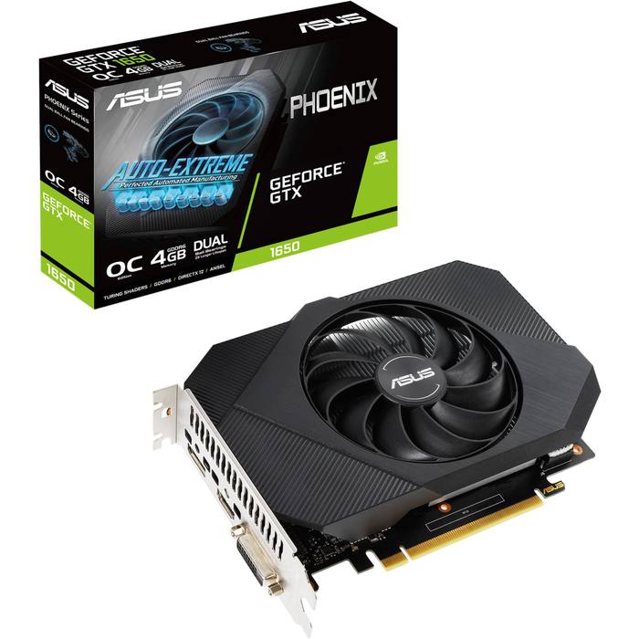³�������� ASUS GeForce GTX1650 4096Mb PH OC D6 P (PH-GTX1650-O4GD6-P)