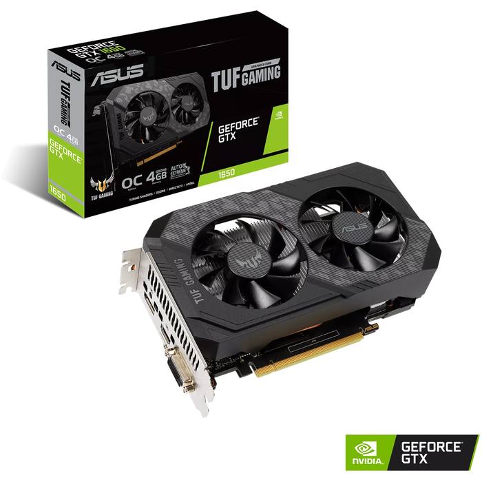 ³�������� ASUS GeForce GTX1650 4096Mb TUF OC D6 P GAMING (TUF-GTX1650-O4GD6-P-GAMING)