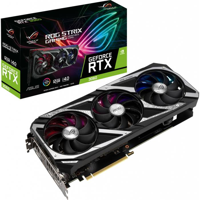 ³�������� ASUS GeForce RTX3060 12Gb ROG STRIX GAMING V2 LHR (ROG-STRIX-RTX3060-12G-V2-GAMING)