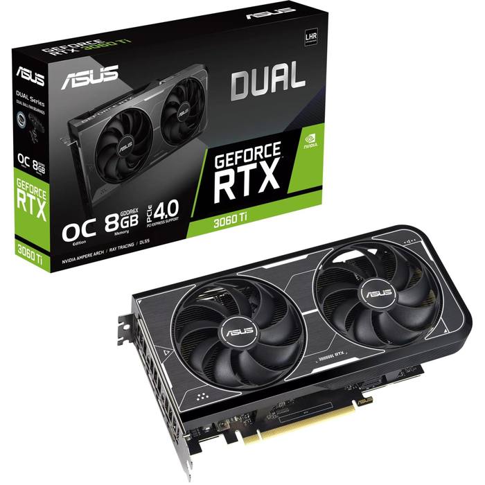 ³�������� ASUS GeForce RTX3060Ti 8Gb DUAL OC GDDR6X (DUAL-RTX3060TI-O8GD6X)