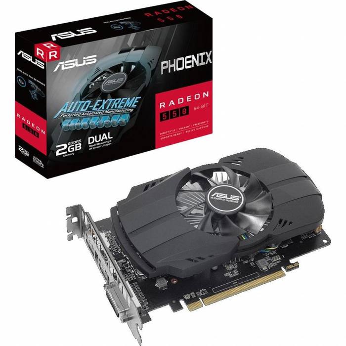 ³�������� ASUS Radeon 550 2048Mb PHOENIX (PH-550-2G)