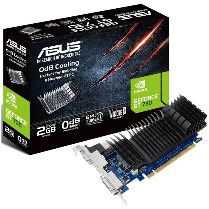 ³�������� GeForce GT730 2048Mb ASUS (GT730-SL-2GD5-BRK)