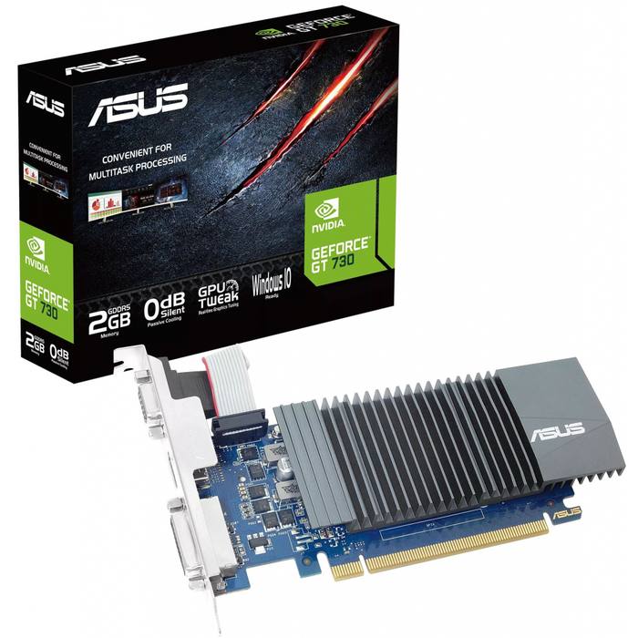 ³�������� GeForce GT730 2048Mb ASUS (GT730-SL-2GD5-BRK-E)