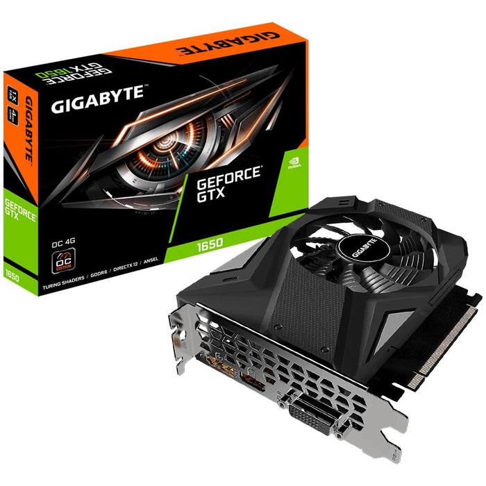 ³�������� GIGABYTE GeForce GTX1650 4096Mb D6 OC (GV-N1656OC-4GD)
