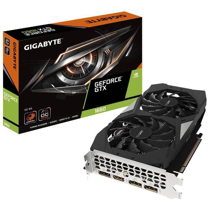 ³�������� GIGABYTE GeForce GTX1660 6144Mb OC (GV-N1660OC-6GD)