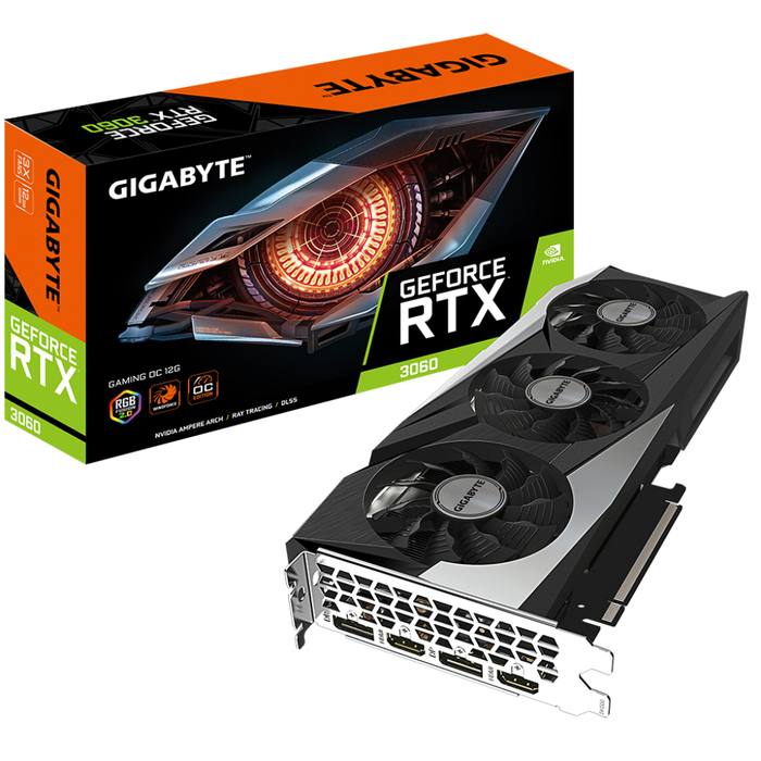 ³�������� GIGABYTE GeForce RTX3060 12Gb GAMING OC 2.0 LHR (GV-N3060GAMING OC-12GD 2.0)