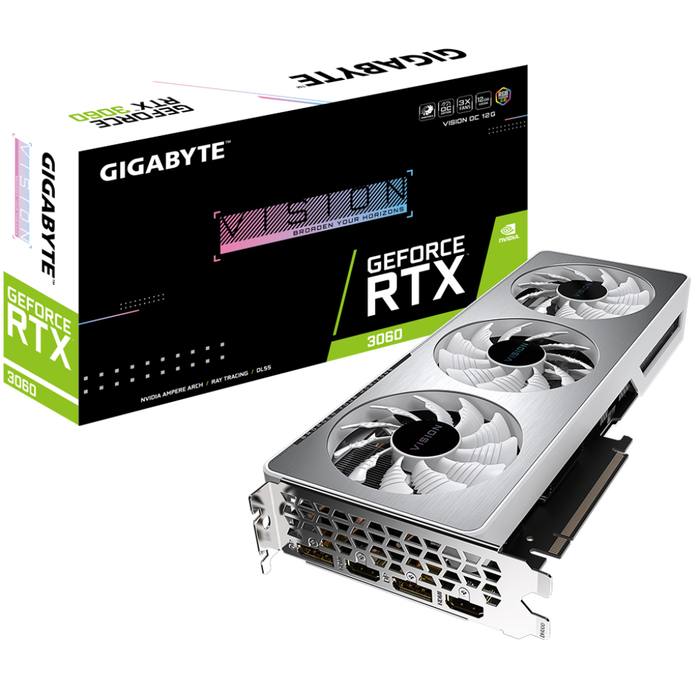 ³�������� GIGABYTE GeForce RTX3060 12Gb VISION OC 2.0 LHR (GV-N3060VISION OC-12GD 2.0)
