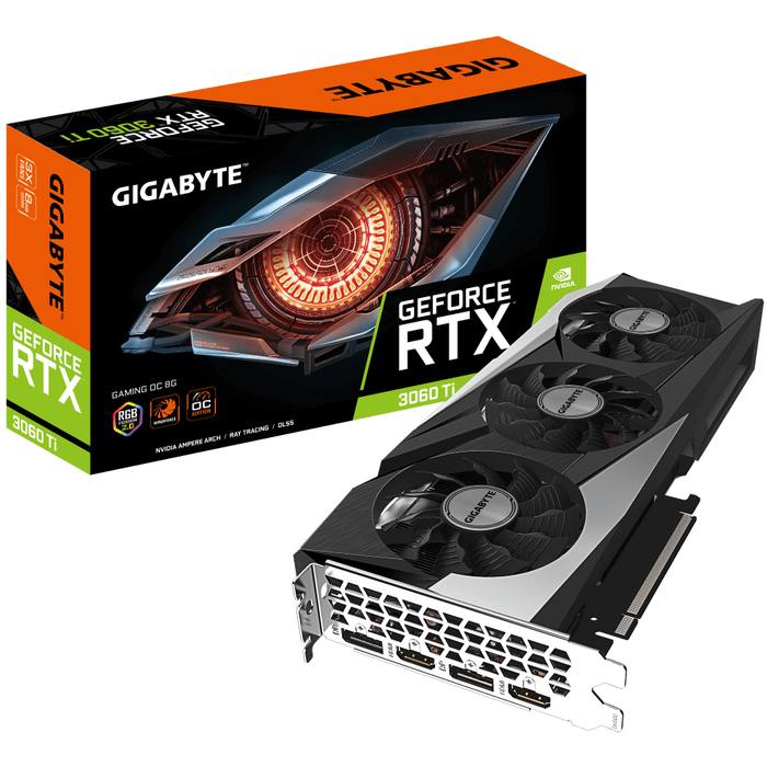 ³�������� GIGABYTE GeForce RTX3060Ti 8Gb GAMING OC 2.0 LHR (GV-N306TGAMING OC-8GD 2.0)