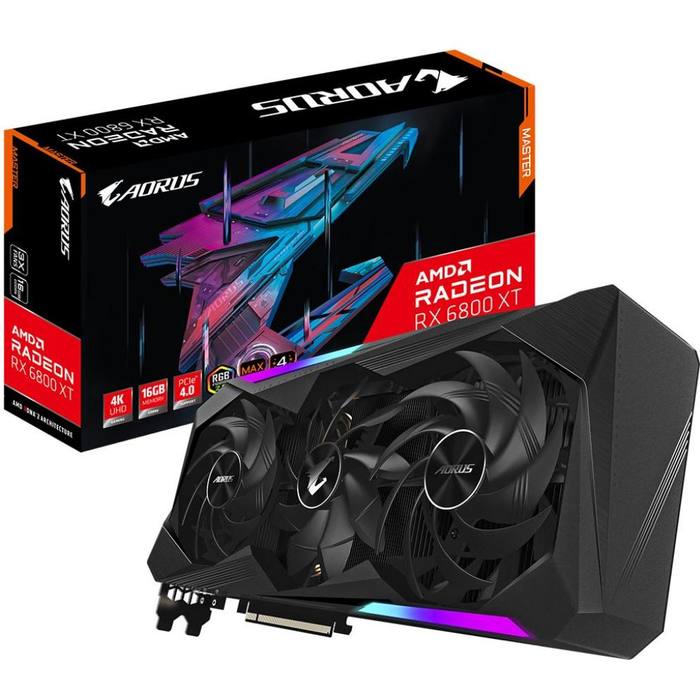 ³�������� GIGABYTE Radeon RX 6800 XT 16Gb AORUS MASTER (GV-R68XTAORUS M-16GD)
