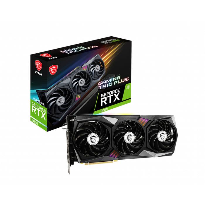 ³�������� MSI GeForce RTX3060 12Gb GAMING TRIO PLUS LHR (RTX 3060 GAMING TRIO PLUS 12G)