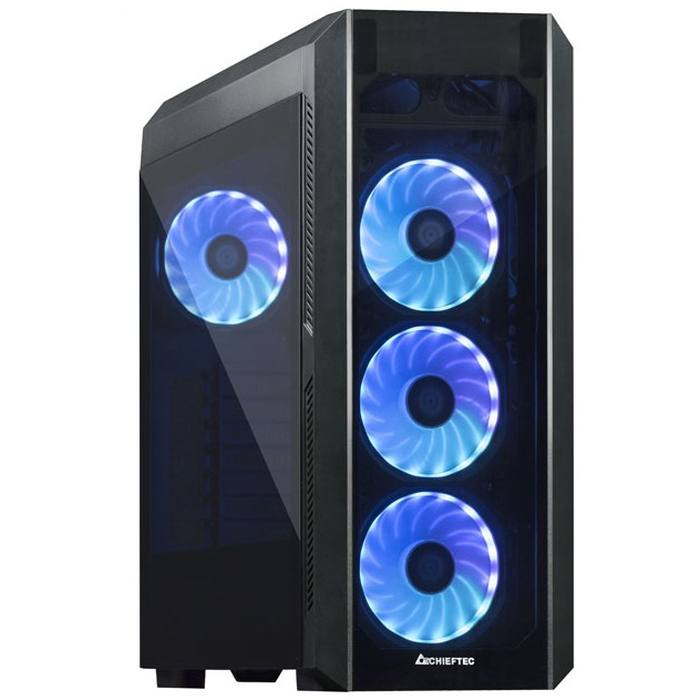 ������ Chieftec Scorpion 3 Tempered Glass Edition (GL-03B-OP)