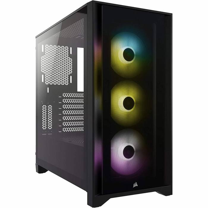 ������ Corsair iCUE 4000X RGB Tempered Glass Black (CC-9011204-WW)